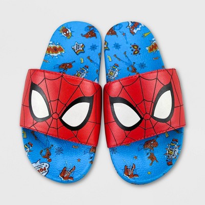 Boys' Marvel Spider-man Slide Sandals 