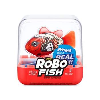 Robo Fish Series 3 Robotic Swimming Fish Pet Toy - Red by ZURU