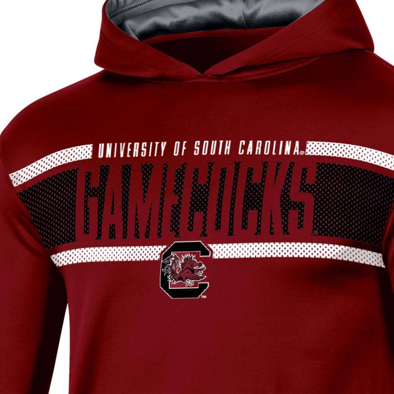 NCAA South Carolina Gamecocks Boys&#39; Poly Hooded Sweatshirt, 3 of 4