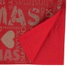 Saro Lifestyle Christmas Runner, Red, 16" x 72" - 2 of 3