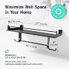 Heavy Duty Wall Mounted Paper Towel Holder for Garage and Workshop, Space-Saving Tool Organizer - 2 of 4