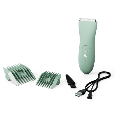 MERIDIAN Trimmer Original, Pubic &#38; Body Hair Trimmer for Men &#38; Women, Below-the-Belt Groomer, Ball Trimmer, Bikini Trimmer, Sage_1