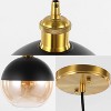 JONATHAN Y Nixon (Set of 2) 7.5" 1-Light Modern Metal/Glass Adjustable Drop Globe LED Pendants: UL Listed, 72" Cord, E26 Base - 4 of 4