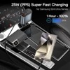 Itopfox 2 Pack Retractable Car Charger 4 in 1 Fast Charging with 2X Retractable Cords & 2X USB Ports for iPhone, Samsung, Google Devices - 3 of 4