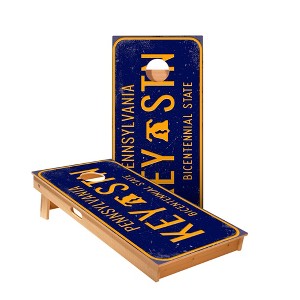 Pennsylvania License Plate Cornhole Boards - ACA Star Series - 1 of 3