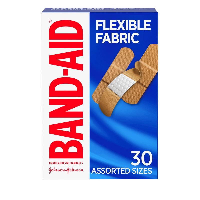 Band-Aid Flexible Fabric Brand Adhesive Bandages - 30ct, 1 of 10