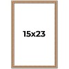 PosterPalooza | Deco Brown Picture Frame - UV Acrylic, Foam Board Backing, Hanging Hardware - 2 of 4