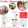 Brentwood 27-Oz. 650-Watt Electric Travel Kettle and Hot Pot, White - 3 of 4