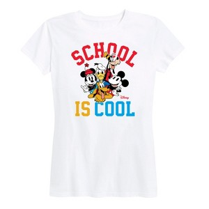 Women's - Disney - School Is Cool Short Sleeve Graphic T-Shirt - 1 of 4