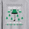 Men's - A Christmas Story - Frageelay Leg Lamp Ugly Sweater Long Sleeve Graphic T-Shirt - 2 of 4