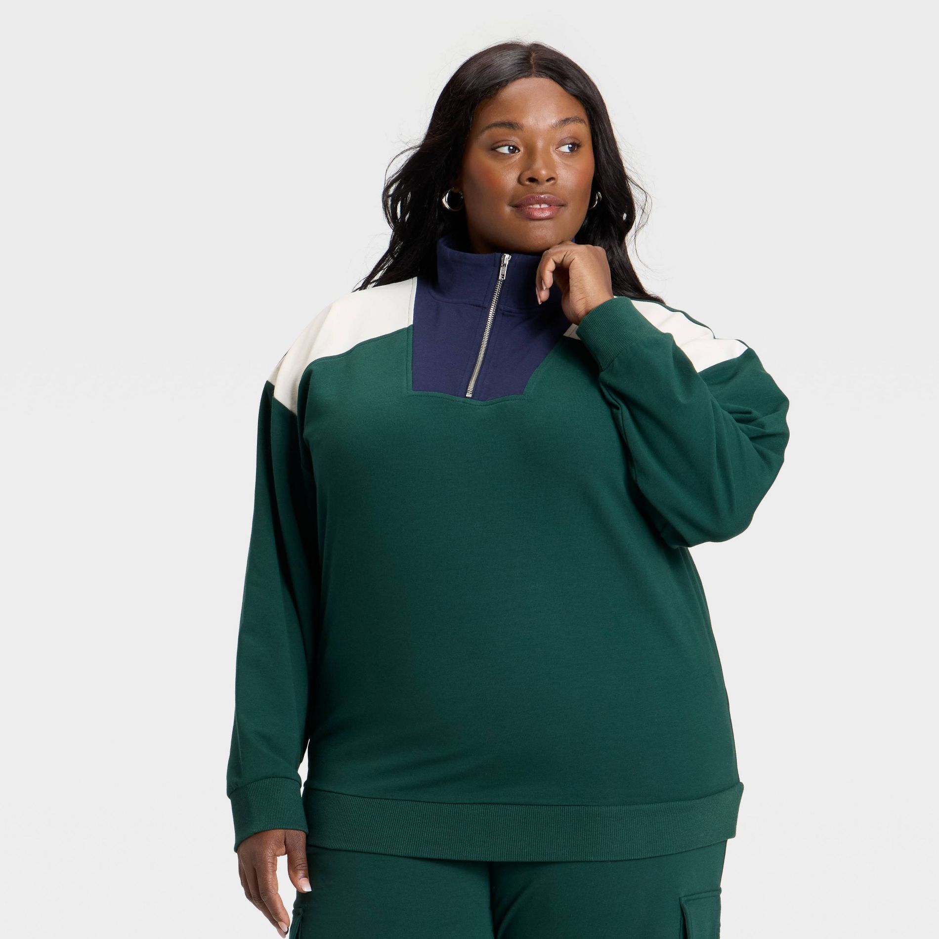 Women's French Terry Pullover Sweatshirt - Ava & Viv™