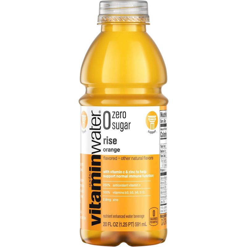 vitaminwater zero rise orange - 20 fl oz Bottle, 3 of 11
