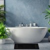 White Classic Cotton Bath Mat Floor Towel [Not a Rug] 2-Pack - 22x34" - 4 of 4