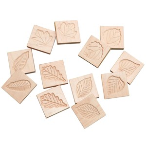Yellow Door Sensory Leaf Tiles - Set of 12 - 1 of 4