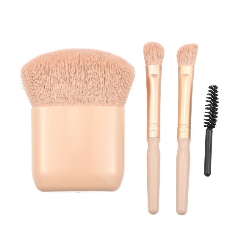Unique Bargains Eye Makeup Brushes Travel Makeup Brush Set 4Pcs, 3 of 7