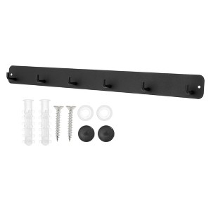 Unique Bargains Coat Hooks Wall Mount with Coat Hooks for Entryway Bathrooms - 1 of 4