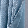 RT Designer Collection Hailey Halo Foil Blackout Grommet Curtain Panel 52" x 90" Wedgewood - 3 of 4
