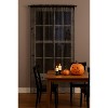 Gallerie II 36" x 72" Black Spider Translucent Web Window Curtain Halloween Decor - 3 of 3