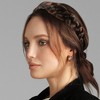 Unique Bargains Women's Synthetic Hair Braided Headband Hair Hoop 1.89" Wide - 3 of 4