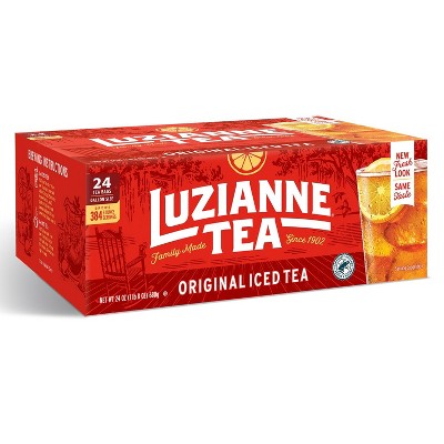 Luzianne Unsweetened Iced Tea Bags, Gallon Size (24ct Box)