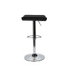 ELECWISH Set of 2 Barstool, Adjustable Swivel Bar Stools with PU Leather and Chrome Base, Gaslift Pub Counter Chairs - 3 of 4