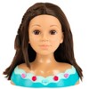 Klein: Hairstyling Head Mia - Pink & Teal, 10.6" Doll Head & 13pc Ages 3+ - 2 of 4