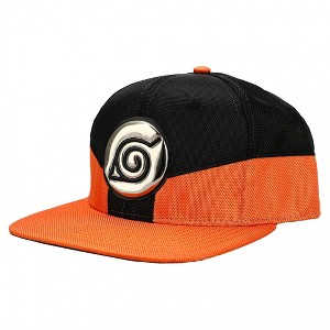 Adult Naruto Shippuden Chrome Patch Snapback Hat - 1 of 4
