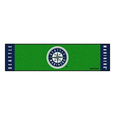 MLB Seattle Mariners 1.5'x6' Putting Mat - Green