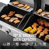 RoyalGourmet 2-Burner Gas and Charcoal Combo Grill with Cover ZH3002CTG Black - 4 of 4