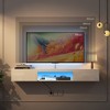 63" Floating Wall Mounted TV Stand with 16-Color LED Lights and 4 Flashing Modes, Modern Floating Media Console for 65 Inch TVs with Storage - 3 of 4