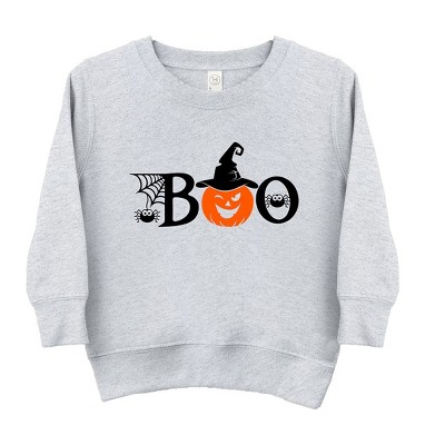 The Juniper Shop Boo Pumpkin Toddler Graphic Sweatshirt