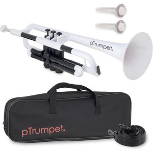 pInstrument pTrumpet Plastic Trumpet | 3c and 5c Mouthpiece with a Carrying Bag - 1 of 4