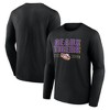 NCAA LSU Tigers Men's Long Sleeve Black T-Shirt - 3 of 3