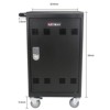 Syemin Tool Boxes and Totes Rolling Chest Storage Cabinet, Garage Organizer, Tool Multifunctional Storage Box, Black, 20.9"*21.2"*38.3" - 4 of 4