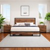 Bed Frame with Wood Headboard and Footboard, with Under Bed Storage, 6 Inch High - 2 of 4