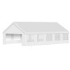 16 ft x 32 ft Party Tent, Heavy Duty Event Shelter with Removable Sidewall, Outdoor Gazebo Canopy for Birthday Party Wedding Event, Straight Edge - 2 of 4