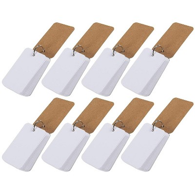 INTVN Paper Study Cards Kraft Paper Flash Cards Study Cards with Binder Rings & 
