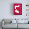 MAKIKO 'Valentine Gnome With Heart' Canvas Art - 3 of 4