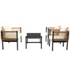 Whisen Multi-person Outdoor Sofa Combination with A Table, Suitable for Garden, Backyard and Balconies - 3 of 4