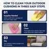 Buenhomino Outdoor Seat Cushion Set 25 x 22 x 4 Inch,Waterproof & Fade Resistant Outdoor Chair Cushions,Deep Seat Cushion with Removable Cover - 4 of 4