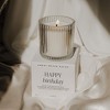 Sweet Water Decor Happy Birthday 11oz Ribbed Candle with Gift Box - 2 of 3