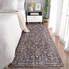 Acekool 2x6 Ft Vintage Floral Boho Area Rug, Washable Low Pile Non-Slip Carpet for Living Room, Bedroom, Dining, Kids & Pets - 3 of 4