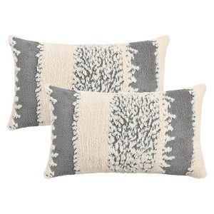 REGALWOVEN Plush Boho Decorative Soft Cozy Pillow Covers 2 Pcs - 1 of 4