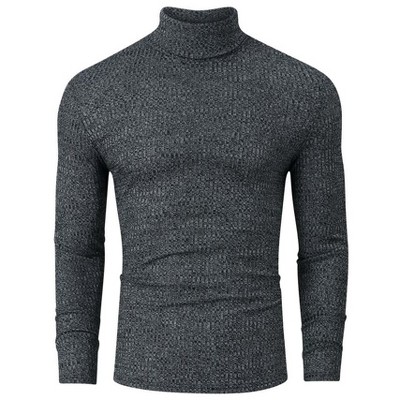 WhizMax Men's Turtleneck Knit Sweater
