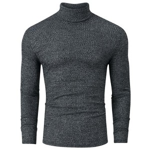 WhizMax Men's Turtleneck Knit Sweater - 1 of 4
