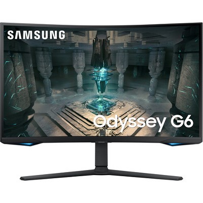 Manufacturer Refurbished Samsung LS32BG652ENXGO 32" 1440p HDR Curved Gaming Monitor, Black