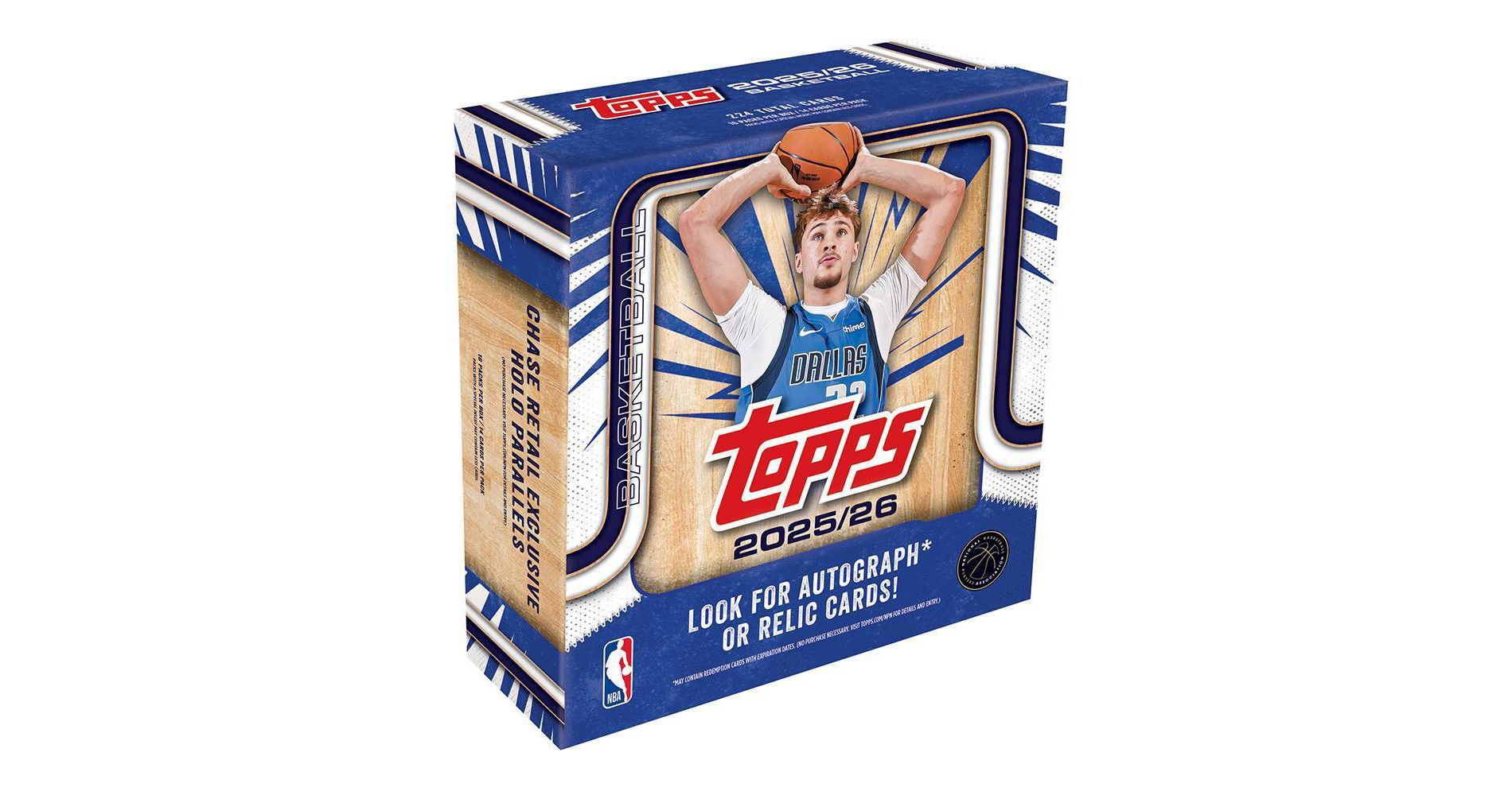 2025-26 Topps NBA Basketball Trading Card Mega Box