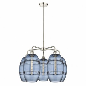 Vaz - 5 Light Stem Hung Chandelier In Industrial Style-15.38 Inches Tall and 26 Inches Wide - 1 of 1