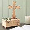 Juvale 3 Pack Catholic Wooden Cross Baptism Centerpieces For Tables,  Communion, Home Decor, 6 X 9 In : Target