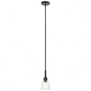 Kichler Lighting Aivian 1 - Light Pendant in  Black - 1 of 3